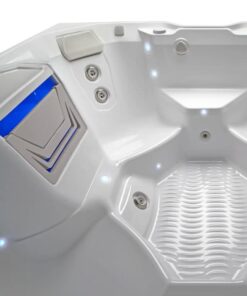 Spa para exterior Limelight modelo Beam con capacidad de 4 personas y gabinete color Sable - Imagen 7