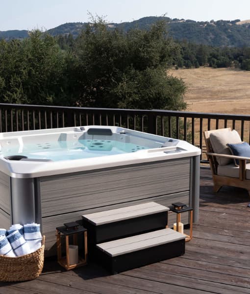 Spa para exterior Hot Spot modelo Pace con capacidad de 5 personas y gabinete color Storm - Imagen 9