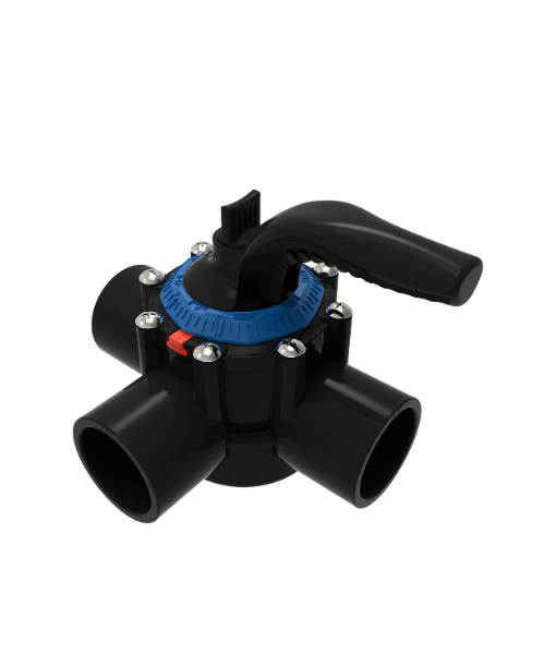 Válvula de 3 vías Inter Water con conexiones de 1.5" - 2" - Imagen 3