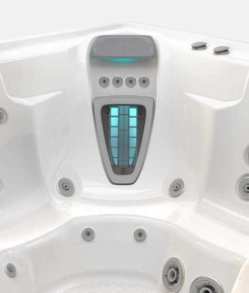 Spa para exterior Highlife modelo Vanguard con capacidad de 6 personas y gabinete color Blackwood - Imagen 5