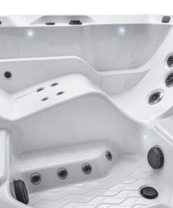 Spa para exterior Hot Spot modelo Relay con capacidad de 6 personas y gabinete color Almond - Imagen 7