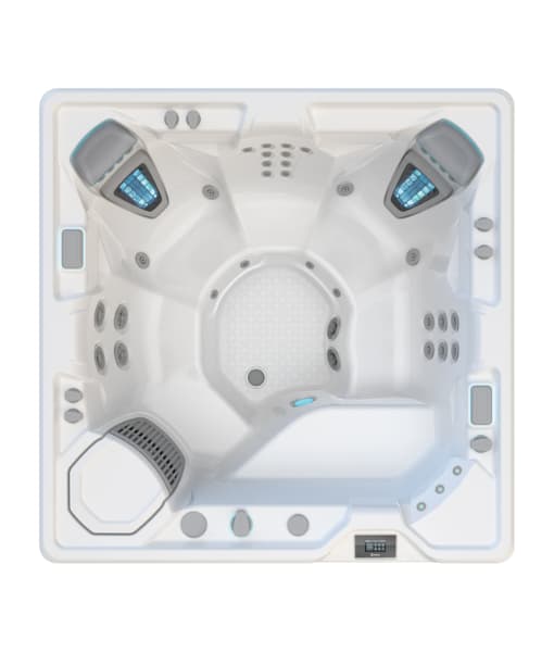 Spa para exterior Highlife modelo Vanguard con capacidad de 6 personas y gabinete color Blackwood - Imagen 2