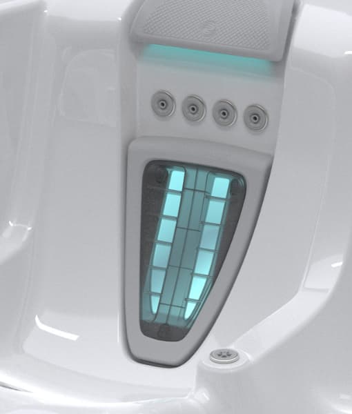 Spa para exterior Highlife modelo Sovereign con capacidad de 5 personas y gabinete color Java - Imagen 3