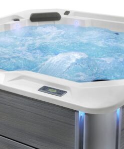 Spa para exterior Hot Spot modelo Stride con capacidad de 3 personas y gabinete color Almond - Imagen 4