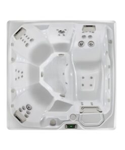 Alternative view of Spa para exterior Limelight modelo Flair con capacidad de 6 personas y gabinete color Coastal Gray