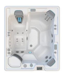 Alternative view of Spa para exterior Highlife modelo Sovereign con capacidad de 5 personas y gabinete color Java