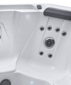 Spa para exterior Hot Spot modelo Relay con capacidad de 6 personas y gabinete color Almond - Imagen 3