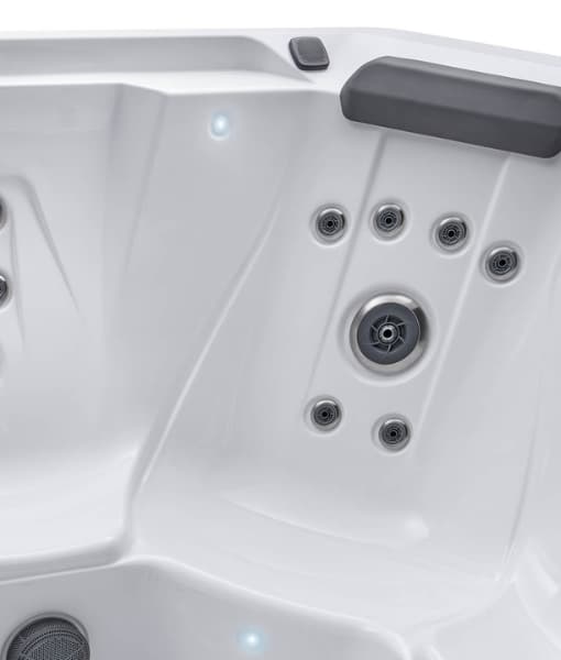 Spa para exterior Hot Spot modelo Relay con capacidad de 6 personas y gabinete color Almond - Imagen 3