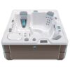 Spa para exterior Highlife modelo Sovereign con capacidad de 5 personas y gabinete color Java