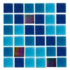 Diamond- Mosaico veneciano mezcla Blue Irid Spark 2x2