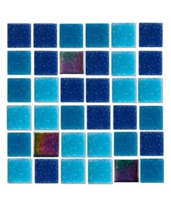 Diamond- Mosaico veneciano mezcla Blue Irid Spark 2x2