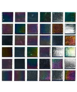 Diamond- Mosaico veneciano mezcla Irid Dark Lava 2x2