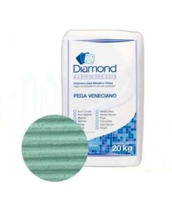 Pega veneciano Diamond color verde claro