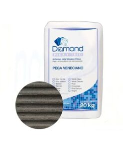 Pega veneciano Diamond color gris oscuro