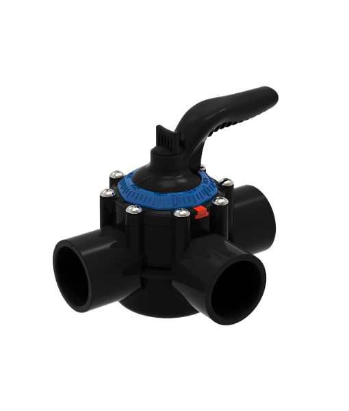 Válvula de 3 vías Inter Water con conexiones de 1.5" - 2"