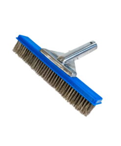 Cepillo para alberca de 10" con cerdas de acero