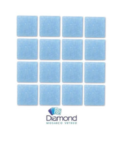 Diamond- Mosaico veneciano azul caribe 5x5