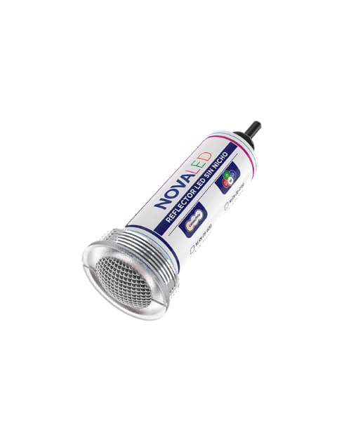 Reflector Nova Led para conexión 1.5" de led multicolor de 12 W / 12 VCA / cable de 100'