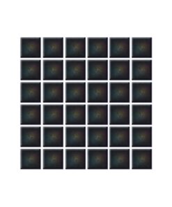 Mosaik- Mosaico color negro tornasol 2 x 2