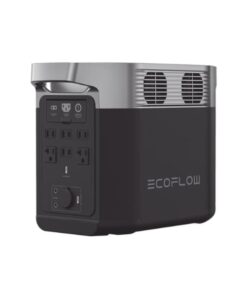 Alternative view of Estacion de energia portatil Delta 2 Max 2048 Wh Litio LFP / 6 AC 2400 W (max 3400 W) / 2 USB-C 100 W / capacidad para aumentar respaldo / cargador de coche 10 A a 12.6 V / conectividad WiFi y bluetooth (App) / carga solar 1000 W