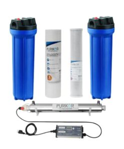 Kit purificador Purikor para casas con 2 baños