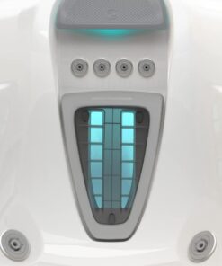 Spa para exterior Highlife modelo Grandee con capacidad de 7 personas y gabinete color Brushed Nickel - Imagen 3