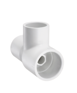 Tee Venturi Inter Water con conexiones cementar de entrada 1" (Agua), 0.75" (Aire) y salida 0.75"