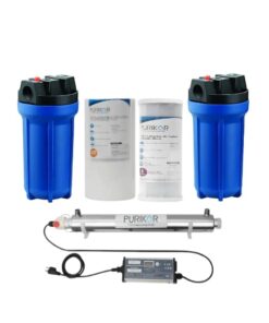 Kit purificador Purikor para casas con 4 baños