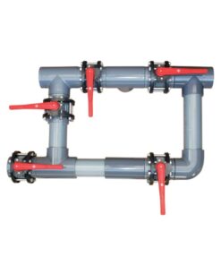 Manifold sencillo de 5 valvulas conexiones de 3"