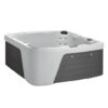 Spa para exterior Freeflow Monterey Premiere con capacidad de 7 personas y gabinete color blanco / gris oscuro