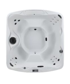 Alternative view of Spa para exterior Freeflow Monterey Premiere con capacidad de 7 personas y gabinete color blanco / gris oscuro