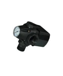 Conector de 3 vias con presostato y manometro integrados