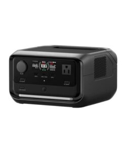 Estacion de energia portatil River 3 Plus de 268 Wh Litio LFP / 3 AC 600 W (max. 1200 W) / 1 USB-C 100 W / 2 USB-A 12 W / cargador de coche 10 A, 126 W max / conectividad WiFi y Bluetooth (App) / carga solar 220 W max