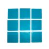 Cristalo Vitreo - Mosaico color azul cancun 2.5 x 2.5