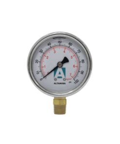 Manometro con glicerina de 0-100 PSI