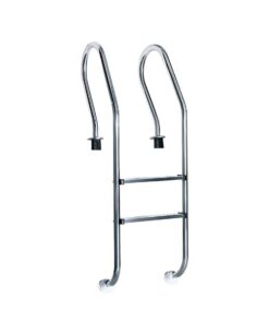 Escalera mixta de 2 peldaños para alberca marca Panda