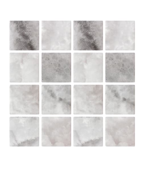 Hispano Glass - Mosaico serie Petra Onice Silver 5 x 5