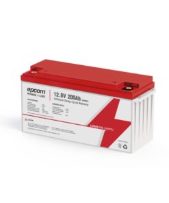 Bateria de litio ciclo profundo, 12.8 VCC, 200 Ah (LiFePo4 de celdas cilindricas), solar, marina, maximo 200 A de descarga