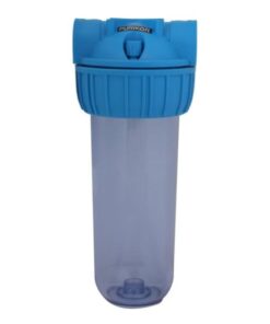 Portacartucho transparente de 2.5" x 10" conexiones de 3/4"