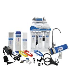 Sistema de osmosis inversa de 6 etapas con ultravioleta Aquex capacidad de 400 GPD