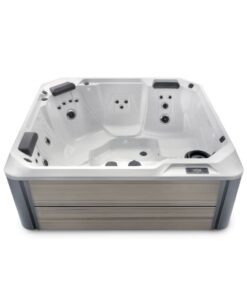 Spa para exterior Hot Spot modelo Pace con capacidad de 5 personas y gabinete color Almond