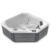 Spa para exterior Hot Spot modelo TX con capacidad de 2 personas y gabinete color Storm