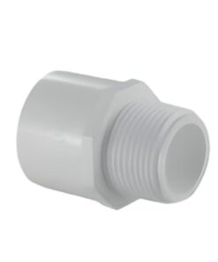 Adaptador Inter Water en PVC (ASTM) cedula 40 con conexiones en 0.5" cementar y rosca macho