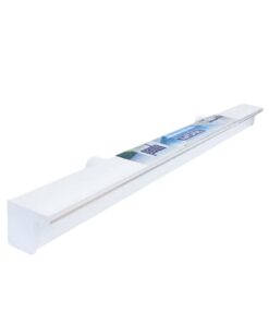 Cascada tipo natural con led fijo de 12" / labio 1" / conexión trasera 1.5" / 12 VCD