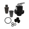 Valvula manual Aquex modelo 104 con NSF y conexiones de 1" para filtros con capacidades de 1 - 3 ft3