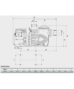 Alternative view of Motobomba velocidad variable serie Niagara VSP 3 HP