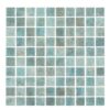 Hispano Glass - Mosaico serie Bruma mezcla Laguna 2.5 x 2.5 cm