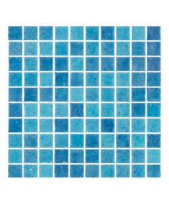 Hispano Glass - Mosaico serie Bruma azul profundo 2.5 x 2.5
