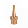 Boquilla decorativa serie Nosis de laton conexión 1/2" efecto chorro lineal