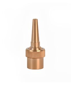 Boquilla decorativa serie Nosis de laton conexión 1/2" efecto chorro lineal